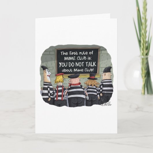 「パおもしろいトミー愛好者への贈り物」 カード (正面)