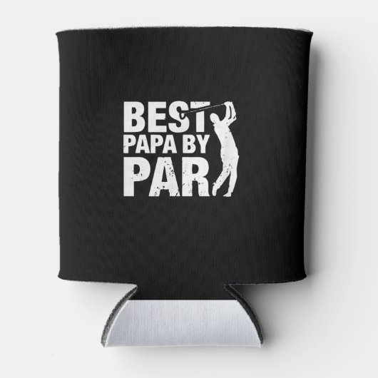 パおもしろいパ最高のパPar Fars Dayゴルフギフトおじいちゃん。 缶クーラー (正面)