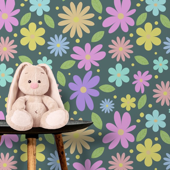 パお洒落ステル鮮やかガーデン開花オングリーン 壁紙 (クリエイターアップロード済み)