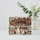 パお洒落リメリー・フランスのゴーラウンド ポストカード (スタンド正面)