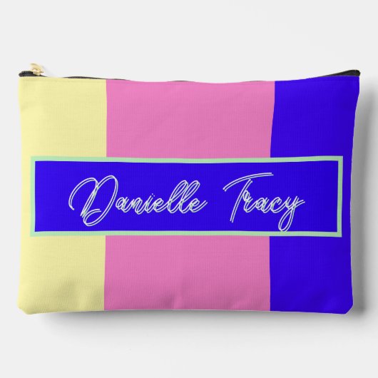 パかわいらしステルパーソナライズされたアクセサリーポーチ アクセサリーポーチ (正面)