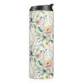 パかわいらしステル花パーソナライズされた柄 タンブラー (回転左)