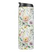 パかわいらしステル花パーソナライズされた柄 タンブラー (回転右)