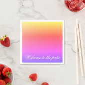 パかわいらしス鮮やかテル スタンダードカクテルナプキン (インサイチュ)