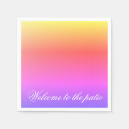 パかわいらしス鮮やかテル スタンダードカクテルナプキン