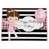 パかわいらしターン付きバレリモダンーナ ラージペーパーバッグ (正面)