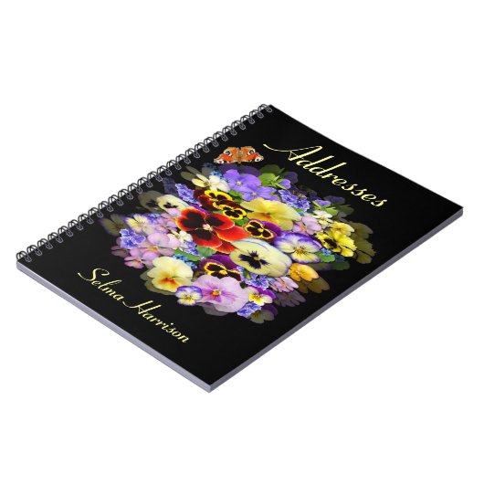 パかわいらしンジのアドレス帳 ノートブック (左側)