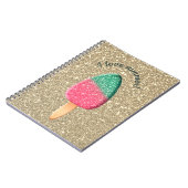 パきらめくステル –  ノートブック (左側)