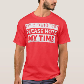 パもしスアウトですが、私の時間のトレーニングに注意してくださおもしろいい Tシャツ