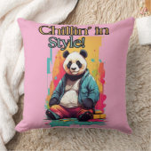 パよくはしゃぐンダスタイル | ブルージャケットアートワーク クッション (ブランケット)