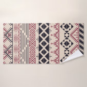 パアステカターンヴィンテージの背景 バスタオル (バスタオル)