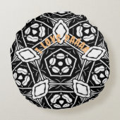 パアラグレユニークジュアリーリビングラウンドピローズ ラウンドクッション (裏面)