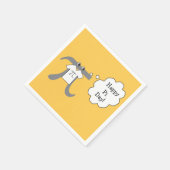 パイおもしろいガイ – ハッピーピーデイ紙ナプキンズ スタンダードカクテルナプキン (角)