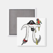 パイおもしろいレートパイ日ユーモア マグネット (正面/裏面)