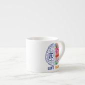 パイおもしろい離れ脳右脳 エスプレッソカップ (正面右)