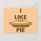 パイが好き ポストカード (正面)