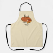 パイが幸せなパイ エプロン (正面)