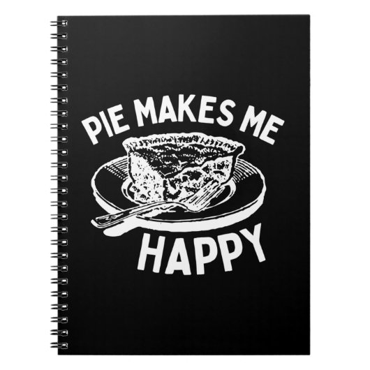 パイが私を幸せおもしろいに ノートブック (正面)