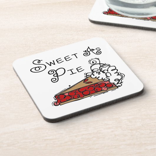 パイとして菓子 コースター (左側)