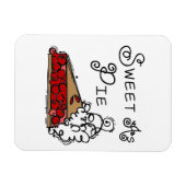 パイとして菓子 マグネット (横)