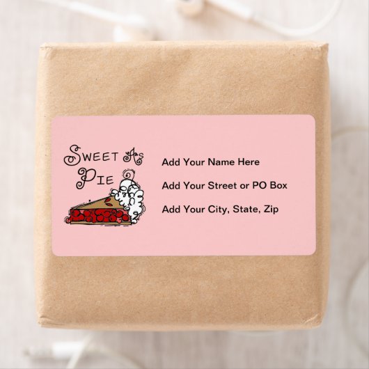 パイとして菓子 ラベル (インサイチュ)