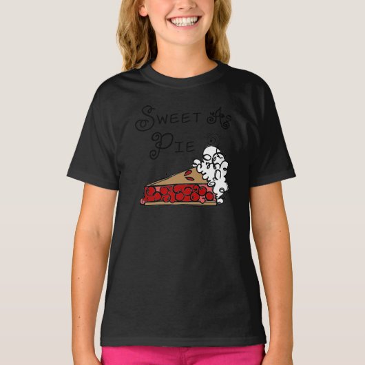 パイとして菓子 Tシャツ (正面)
