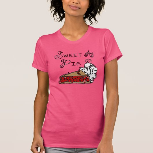 パイとして菓子 Tシャツ (正面)