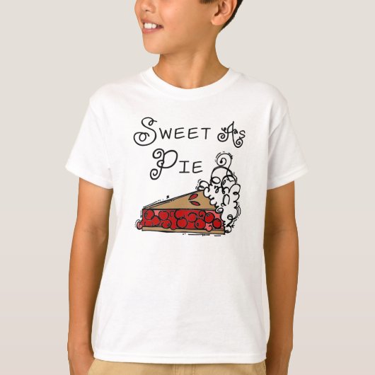 パイとして菓子 Tシャツ (正面)