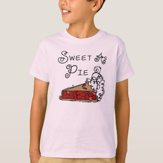 パイとして菓子 Tシャツ (正面)