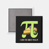 パイとパイの日が大好き マグネット (正面/裏面)