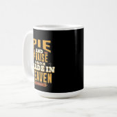 パイと賛美 – 天国で作られたマッチ" - 1 Thess コーヒーマグカップ (正面左)