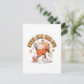 パイのためにここに – Thanksgiving Pumpkin おもしろい Pie エンクロージャーカード (スタンド正面)