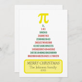 パイのクリスマスツリー シーズンカード (正面/裏面)