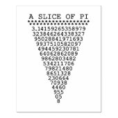 パイのスライス ラバースタンプ (インプリント)