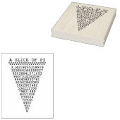 パイのスライス ラバースタンプ (押印)