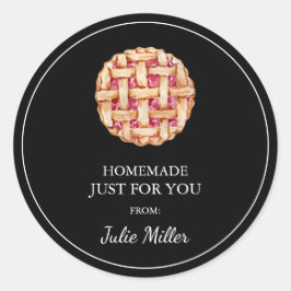 パイのラベルだけのための自家製 ラウンドシール