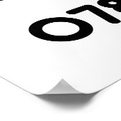 パイの値3.14159算術定数π ポスター (角)