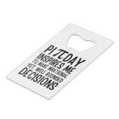 パイの日おもしろい クレジットカード栓抜き (裏面アングル)