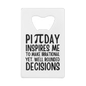 パイの日おもしろい クレジットカード栓抜き (裏面)