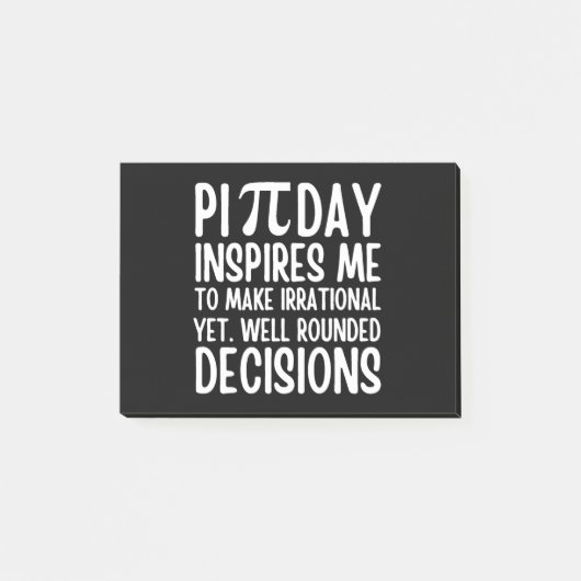 パイの日おもしろい ポストイット (正面)