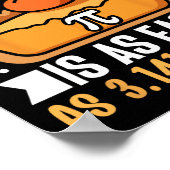 パイの日食べのパイとして簡単- Math Lover 3. ポスター (角)