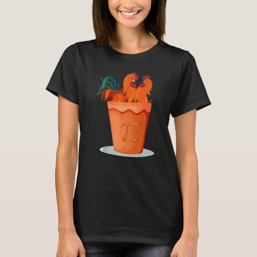 パイの日 おかしい 鶏肉のポットパイ Tシャツ (正面)