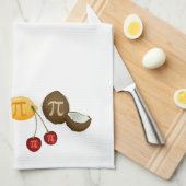 パイの日、さまざまな果物のパイ キッチンタオル (四つ折り)