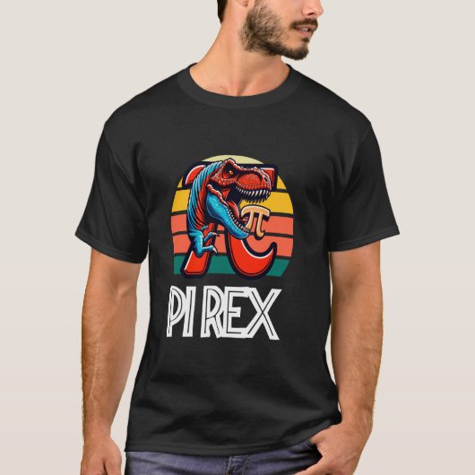 パイの日 パイ・レックス恐竜 Tシャツ (正面)