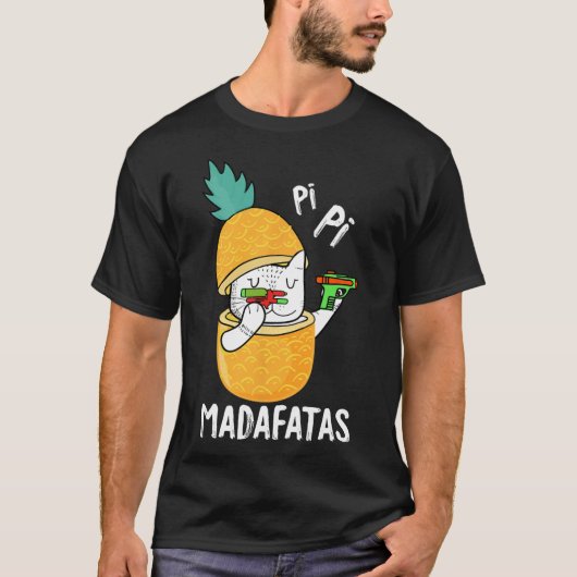 パイの日 宇宙猫 先生 生徒 ネコ ファン Tシャツ (正面)