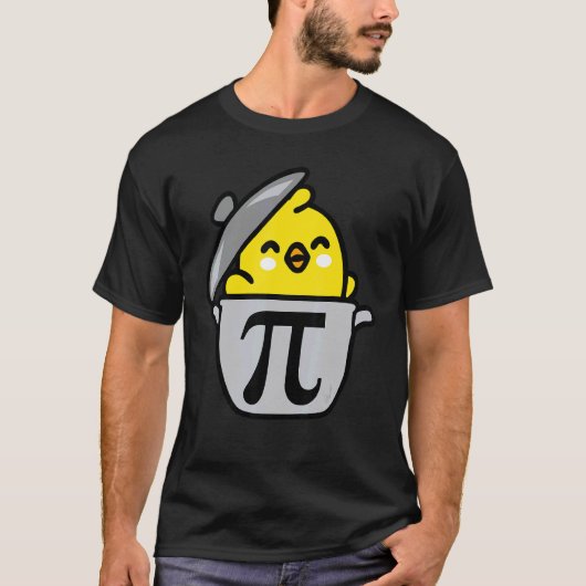 パイの日 楽しいチキンポットパイ 3.14 科学 数学 Tシャツ (正面)