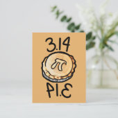 パイの日 3.14 ポストカード (スタンド正面)