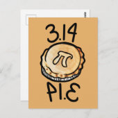 パイの日 3.14 ポストカード (正面/裏面)