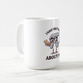 パイの日Tシャツ – 円周率への無理な想い コーヒーマグカップ (正面左)