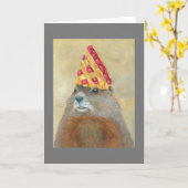 パイの男サイモン カード (黄色い花)